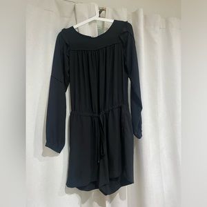 Ann Taylor Loft black long sleeve romper. Size small (but loose!)